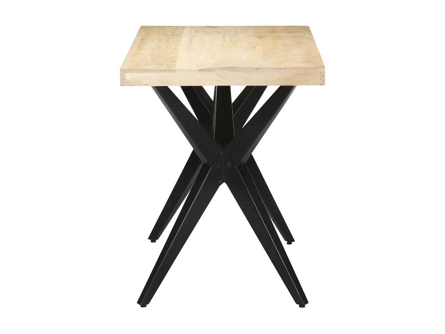 Table de salle à manger 120x60x76 cm Bois solide de manguier