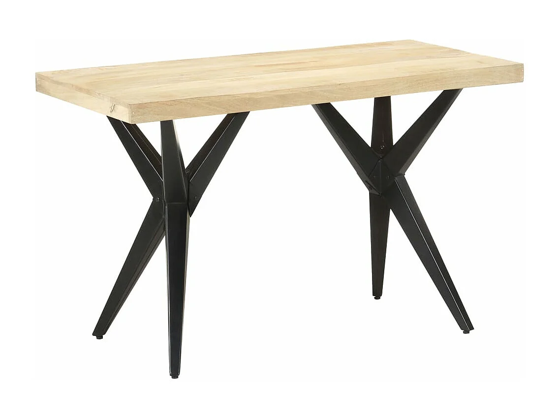Table de salle à manger 120x60x76 cm Bois solide de manguier