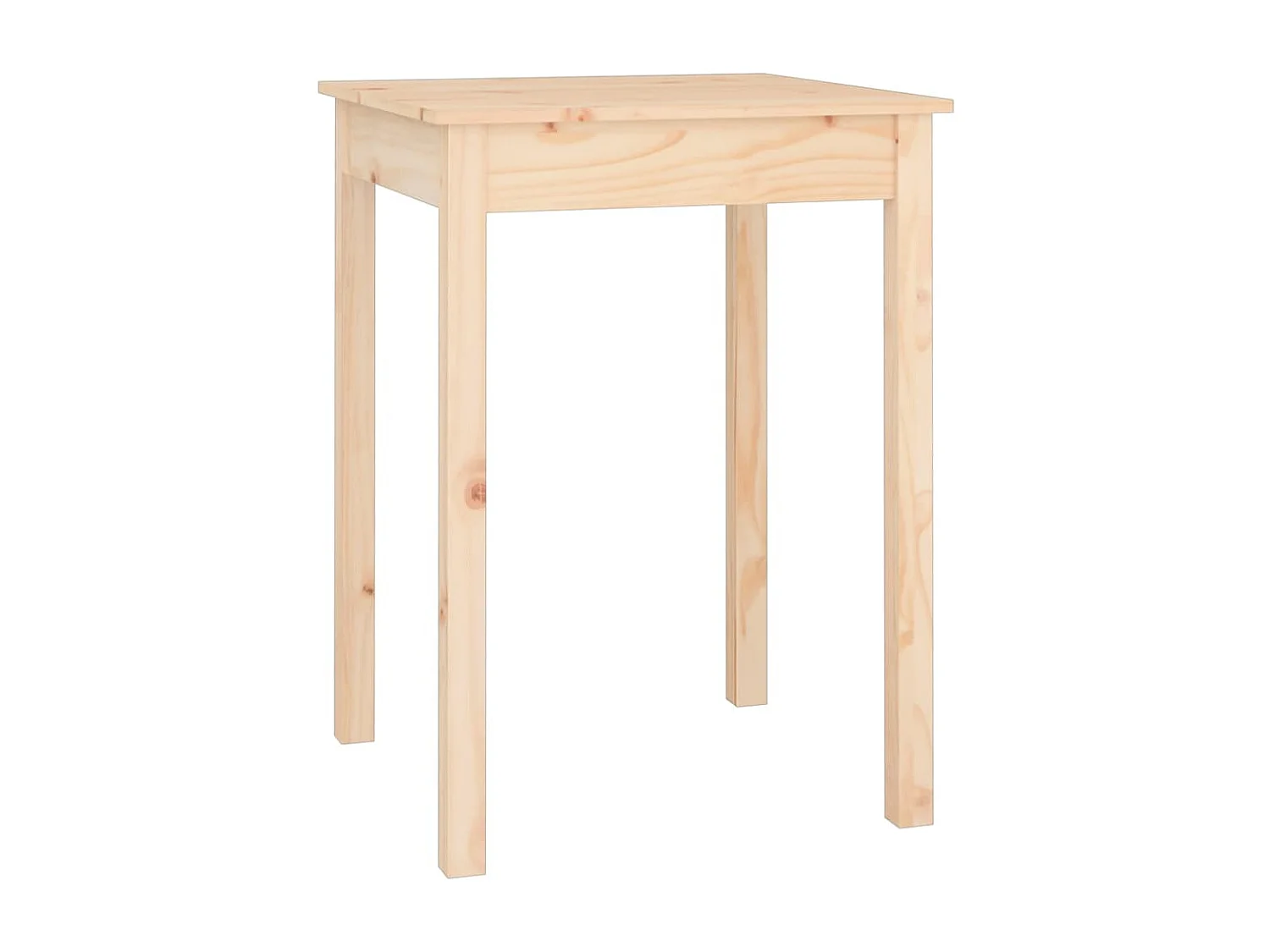 Eettafel 55x55x75 cm massief grenenhout