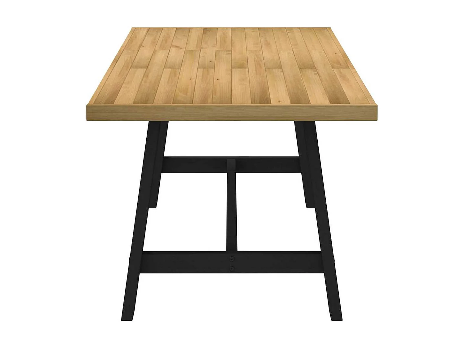 Table à manger NOAIN pieds en forme de A 180x90x75cm massif pin