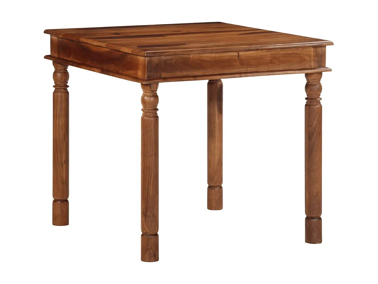 Eettafel 80x80x77 cm massief acaciahout