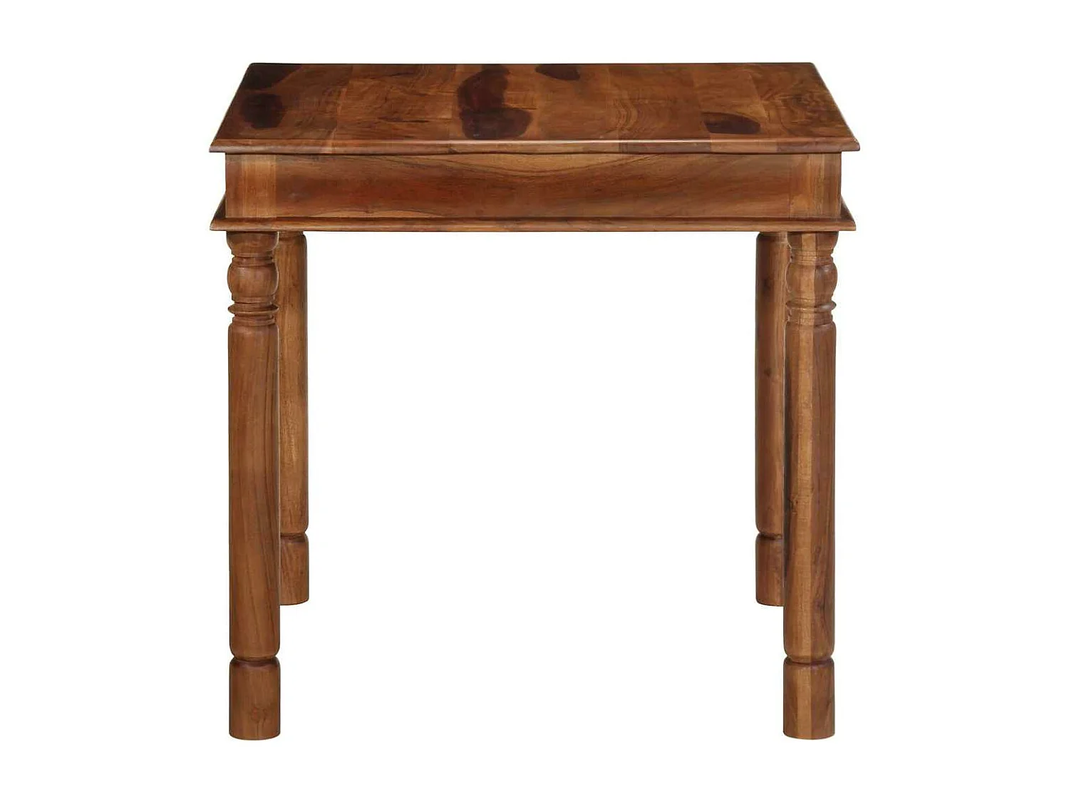 Table à manger 80x80x77 cm bois d'acacia solide