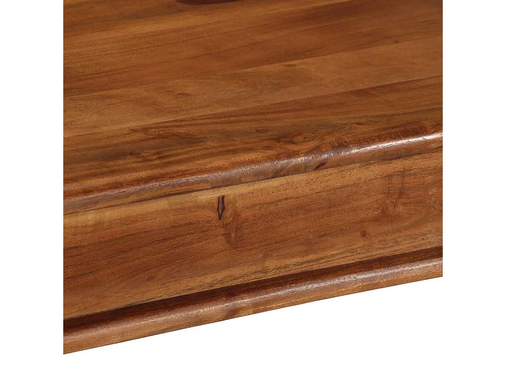 Table à manger 80x80x77 cm bois d'acacia solide