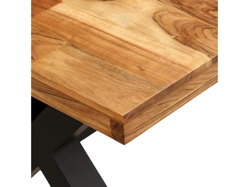 Table de salle à manger Bois d'acacia et manguier 180x90x76 cm