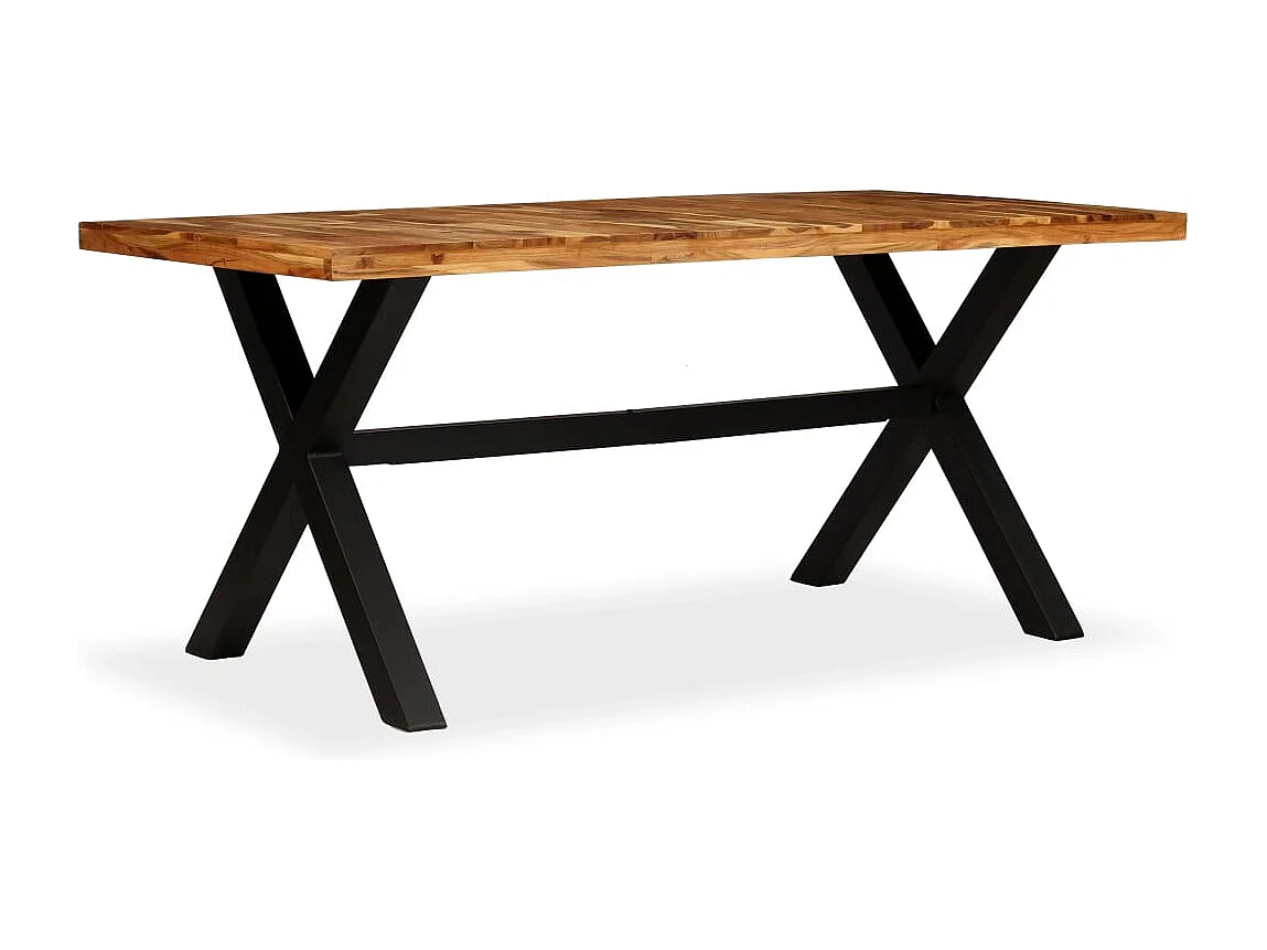 Table de salle à manger Bois d'acacia et manguier 180x90x76 cm