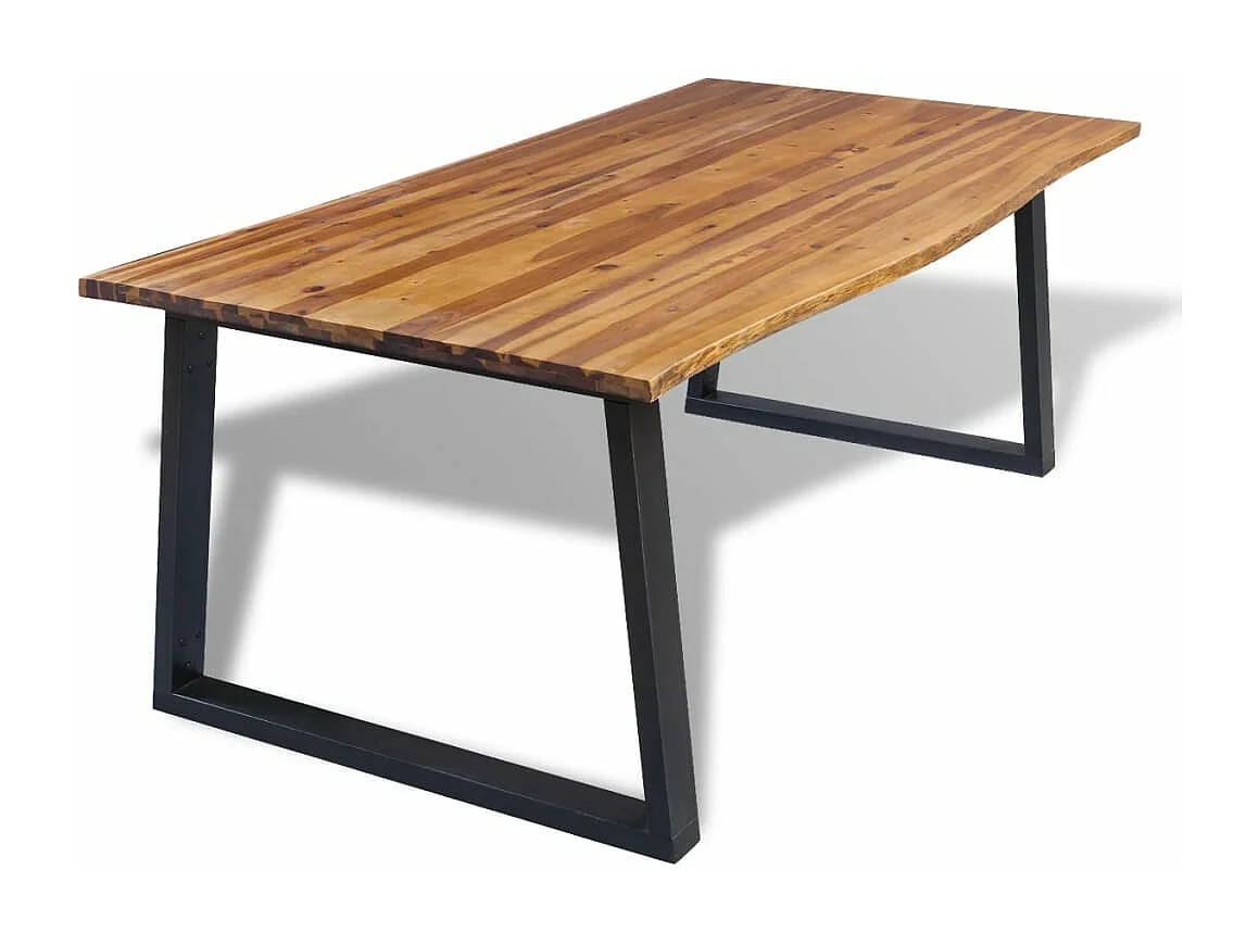 Table de salle à manger 200 x 90 cm Bois d'acacia massif