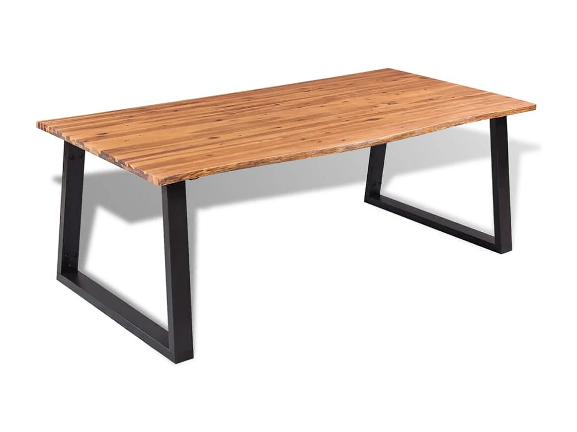 Table de salle à manger 200 x 90 cm Bois d'acacia massif