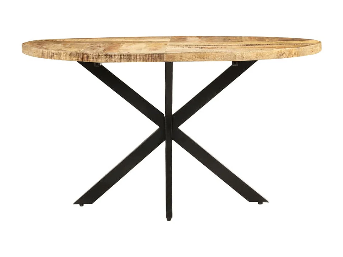 Table de salle à manger 140x80x75 cm Bois de manguier massif