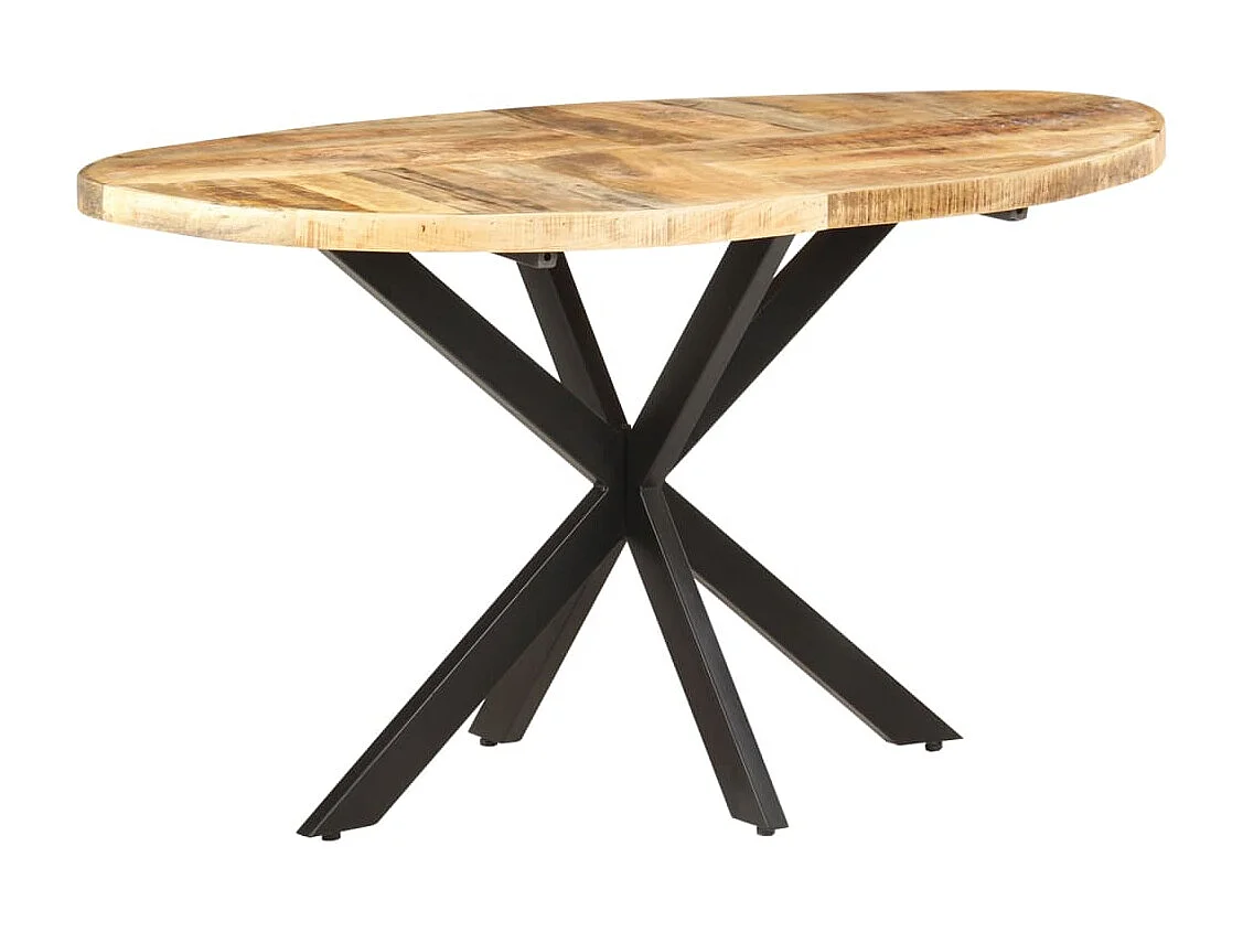 Table de salle à manger 140x80x75 cm Bois de manguier massif