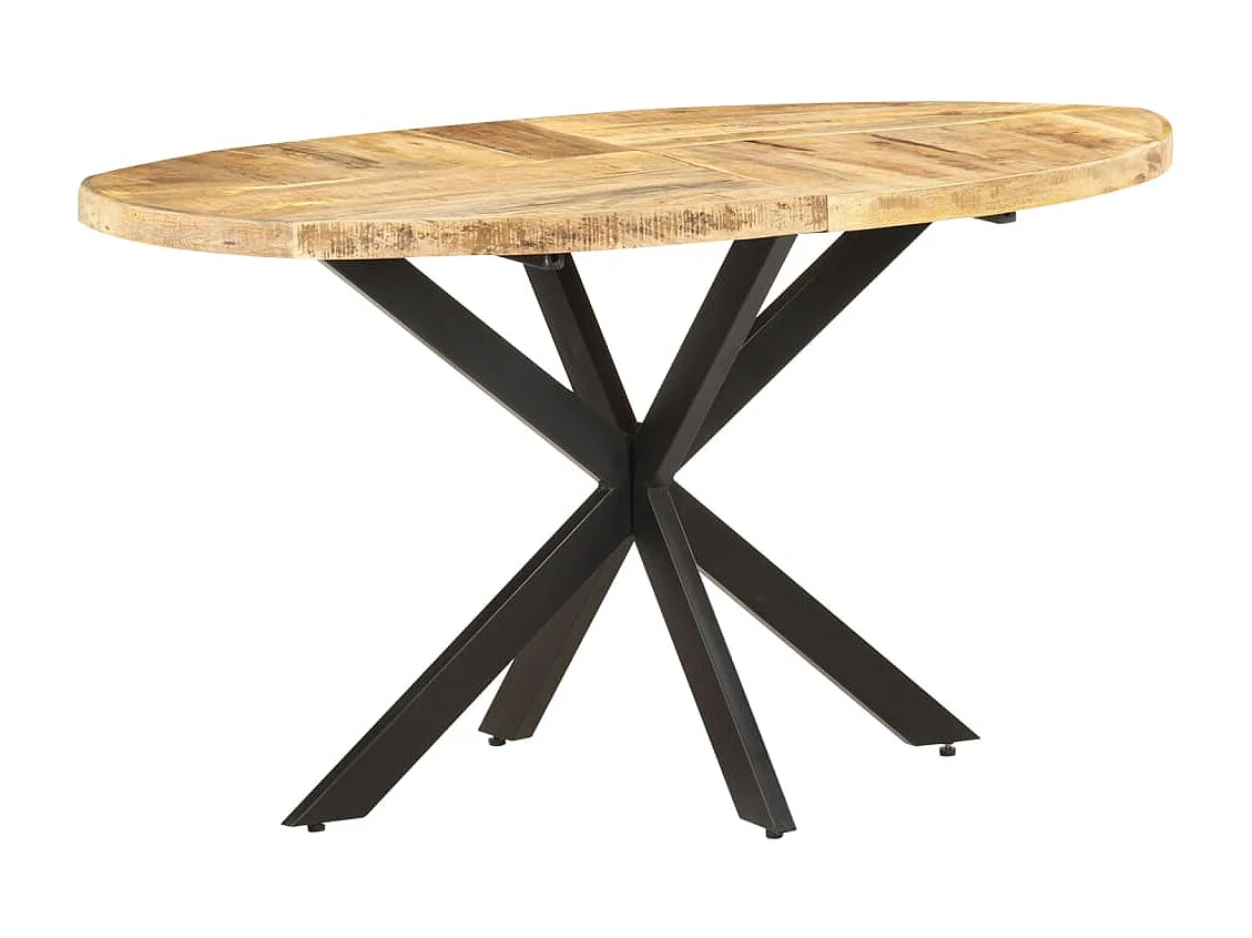 Table de salle à manger 140x80x75 cm Bois de manguier massif