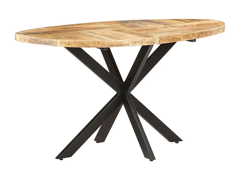 Table de salle à manger 140x80x75 cm Bois de manguier massif