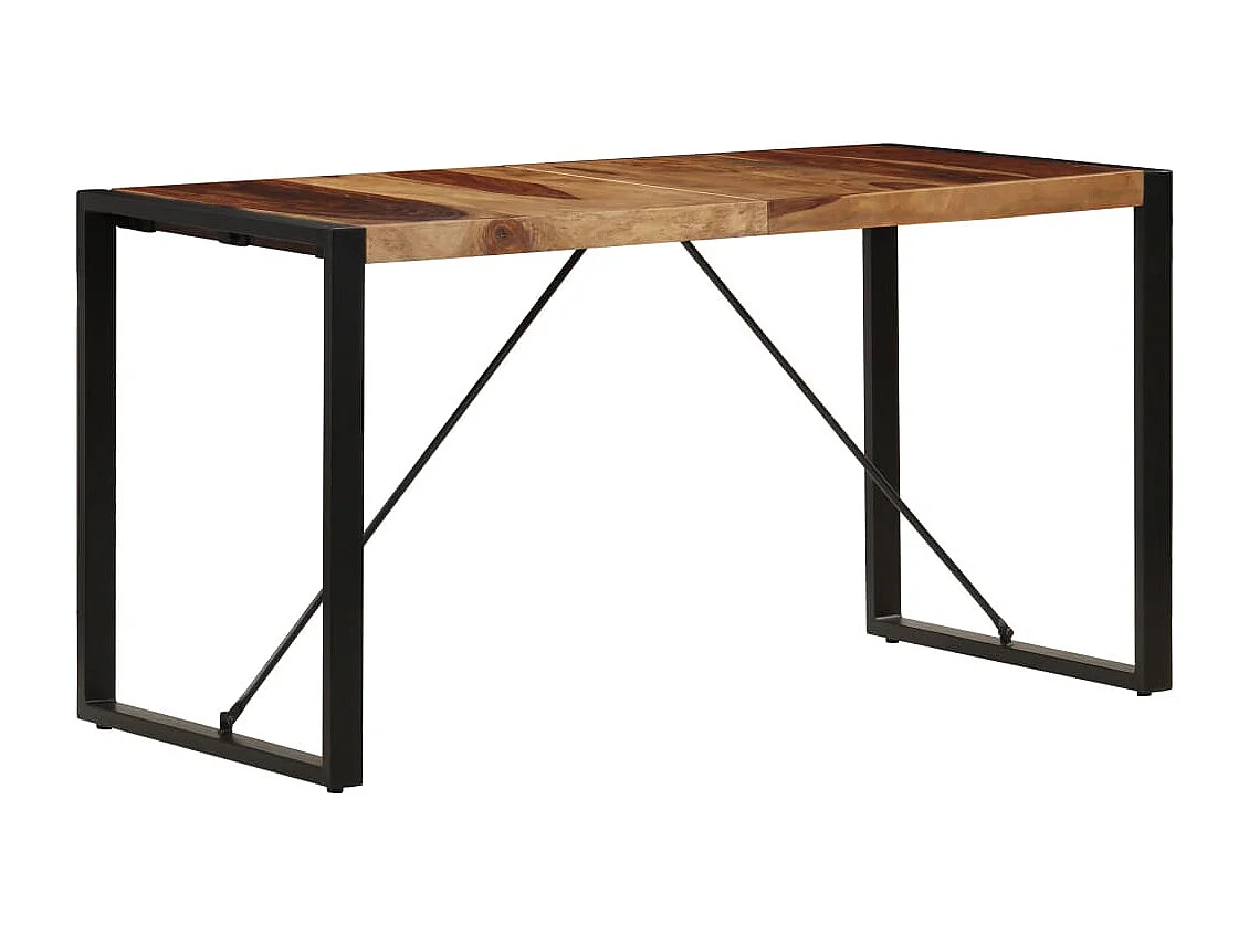Table de salle à manger 140x70x75 cm Bois de Sesham massif