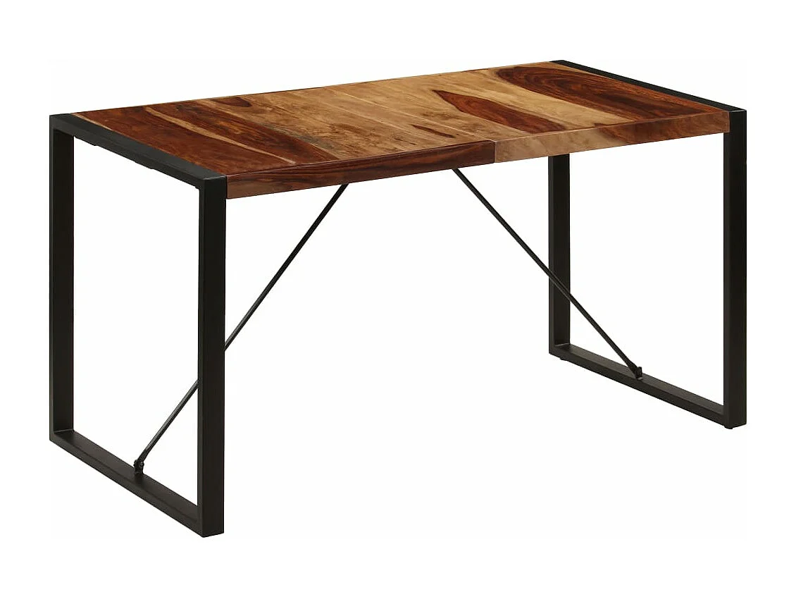Table de salle à manger 140x70x75 cm Bois de Sesham massif