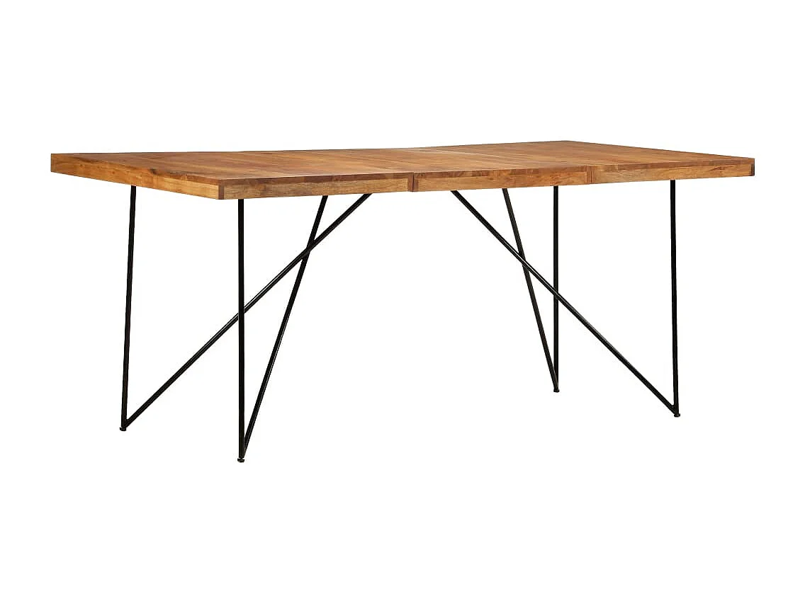 Table de salle à manger 180x90x76 cm Bois d'acacia massif