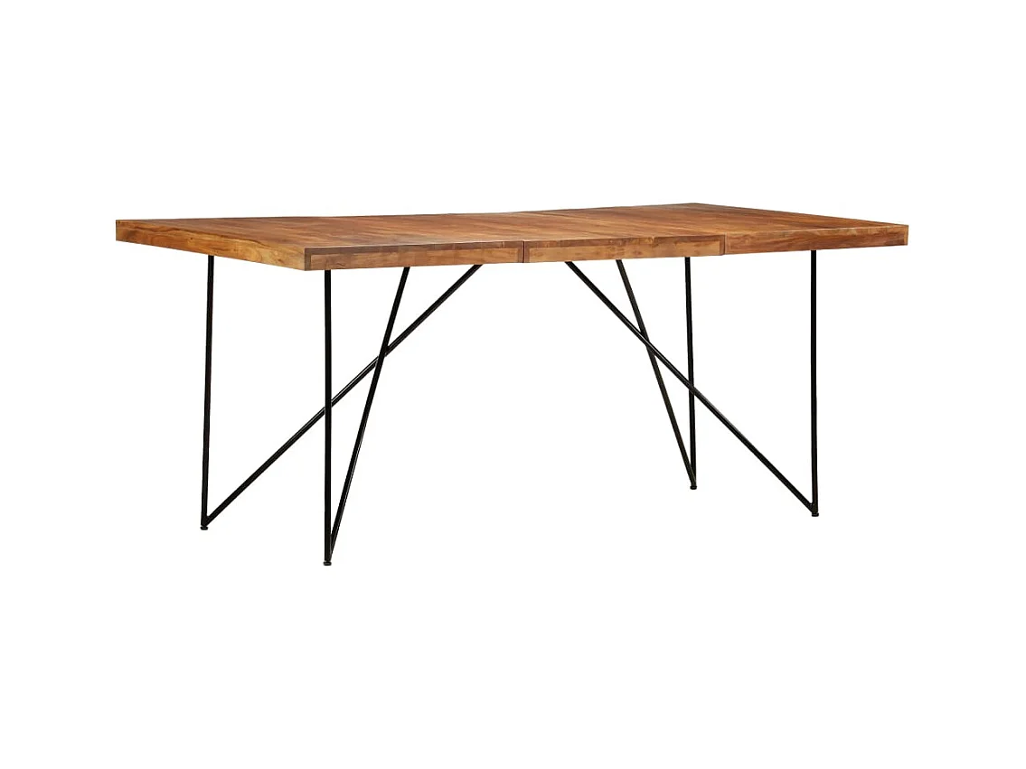 Eettafel 180x90x76 cm massief acaciahout