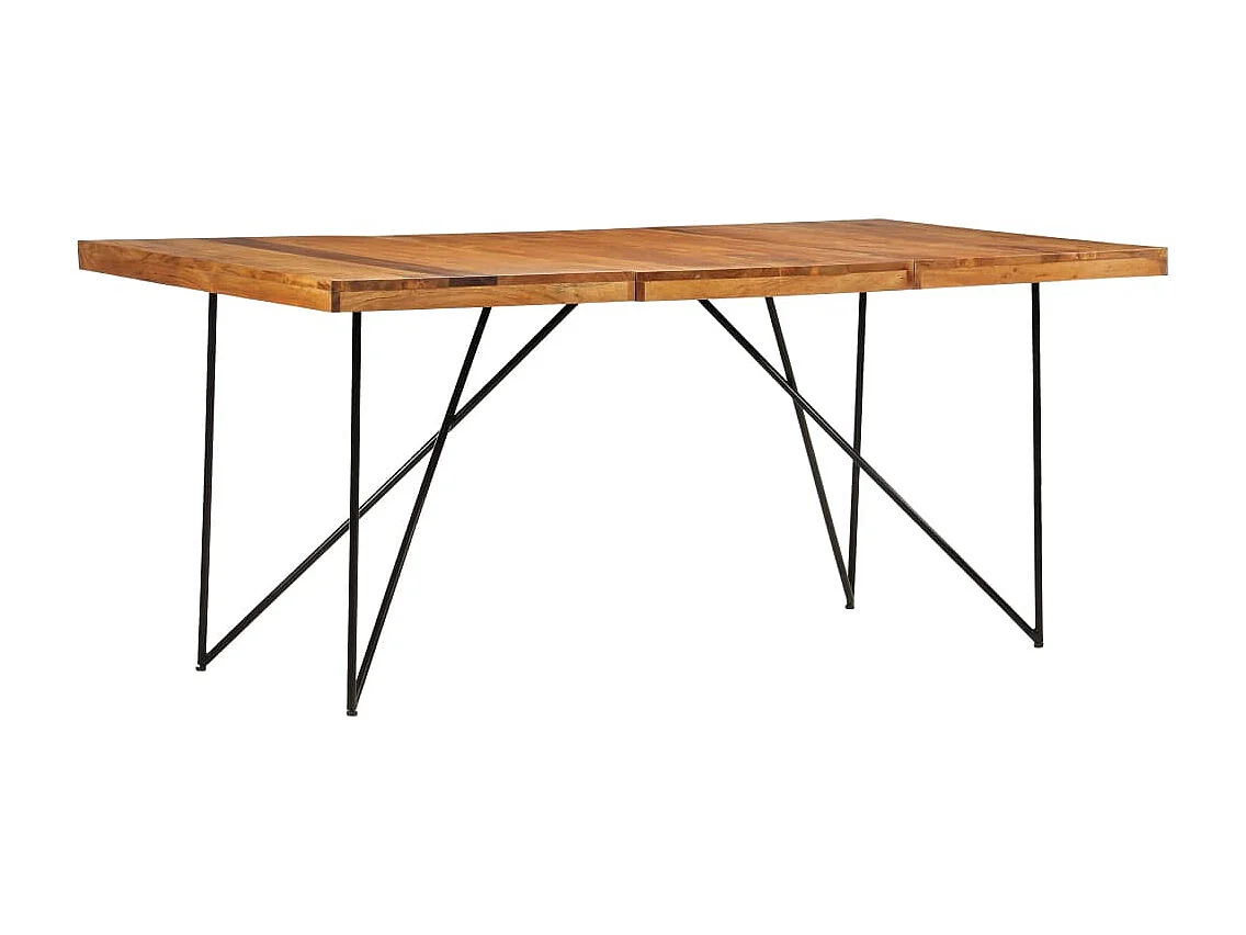 Table de salle à manger 180x90x76 cm Bois d'acacia massif
