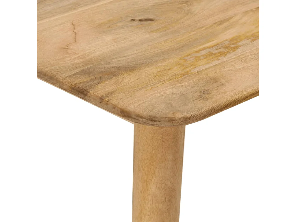 Table à manger 112x52x76 cm bois de manguier massif