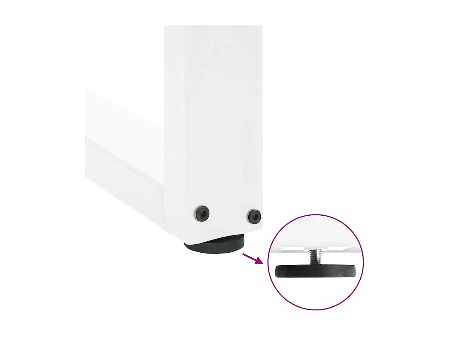 Table à manger marron clair bois de chêne massif rectangulaire