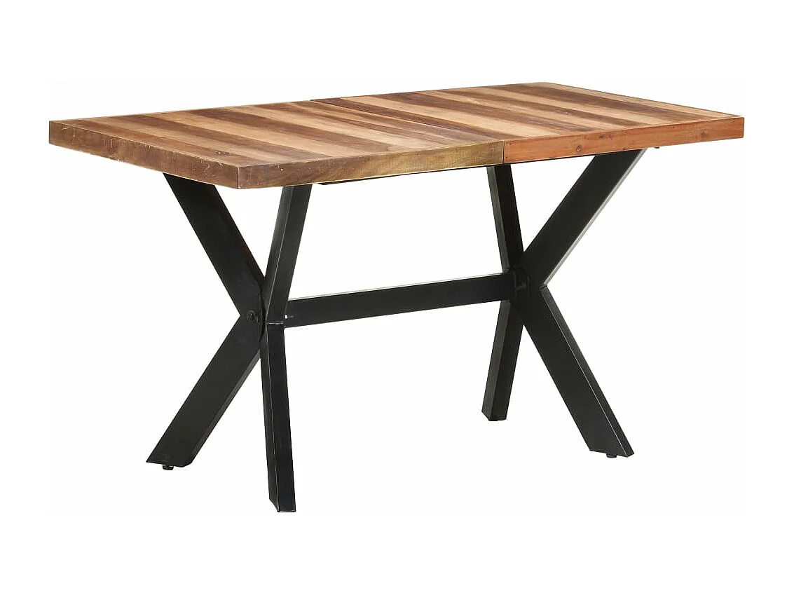Table de salle à manger 140x70x75 cm Bois avec finition miel