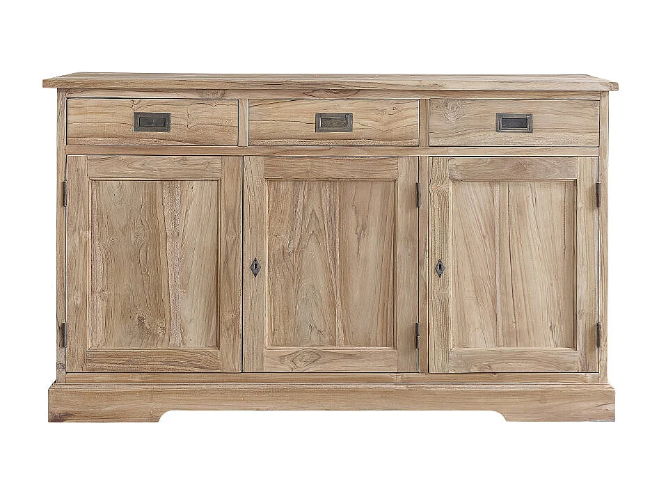 Commode en bois de teck massif 150 cm