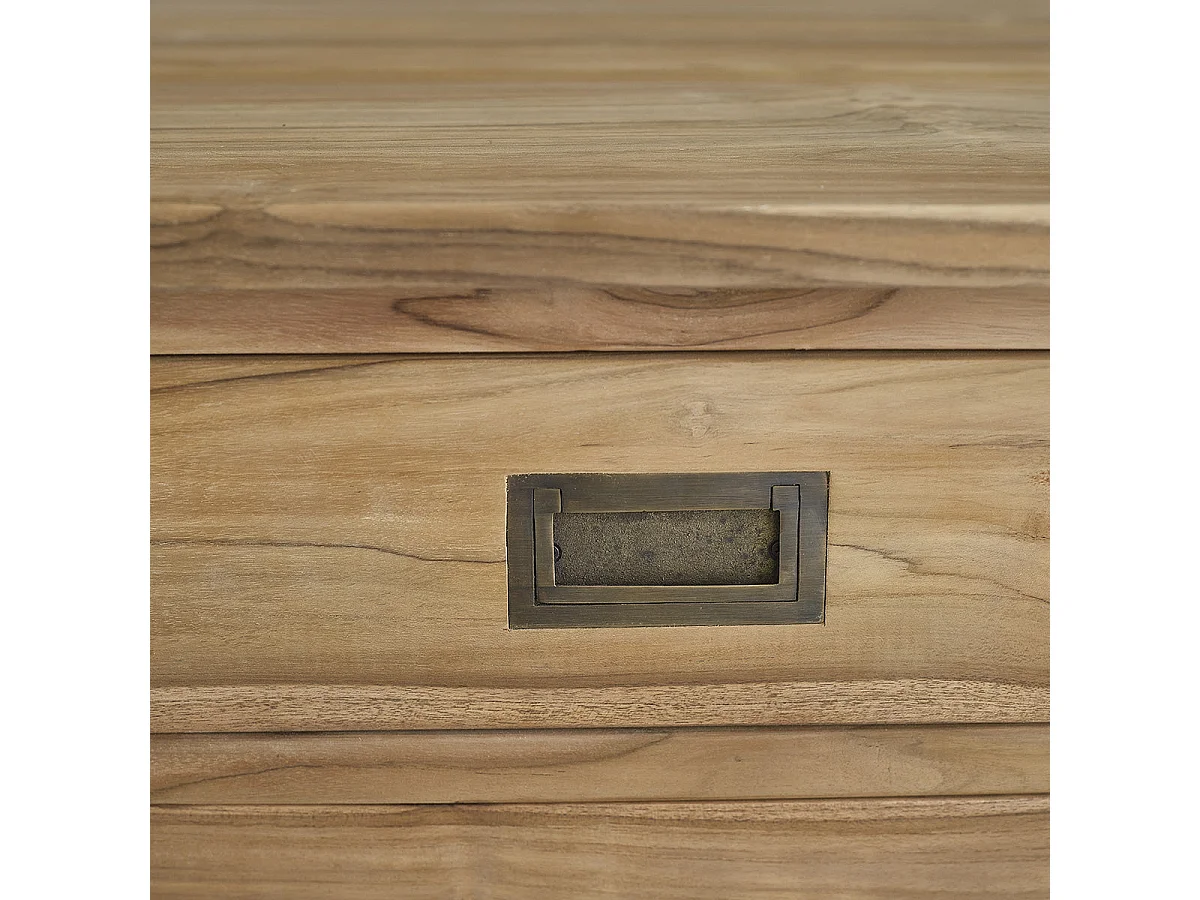Cassettiera in teak massello 150 cm