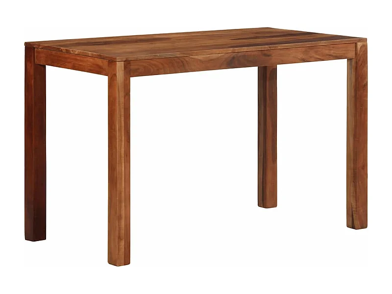 Mesa de comedor madera maciza 120x60x76 cm acacia