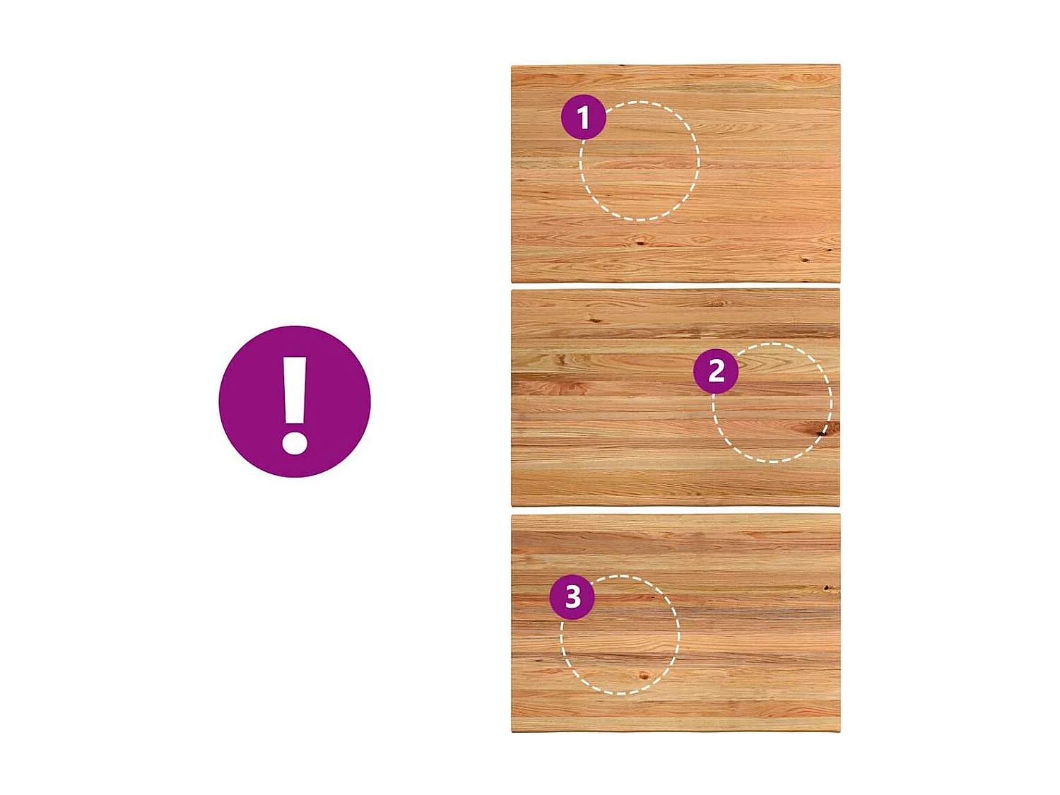 Eettafel rechthoekig 180x120x74 cm massief eikenhout lichtbruin