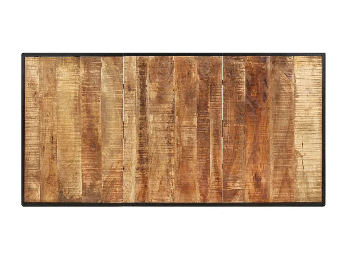 Table de salle à manger 200 cm Bois de manguier brut