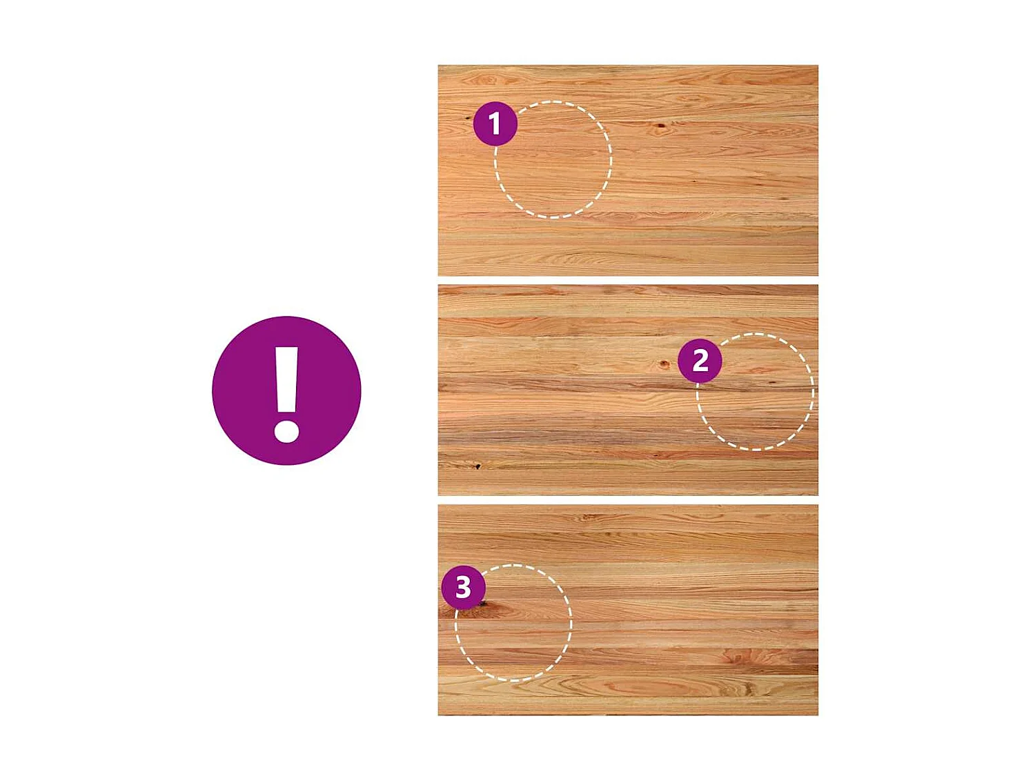 Table à manger marron clair bois de chêne massif rectangulaire