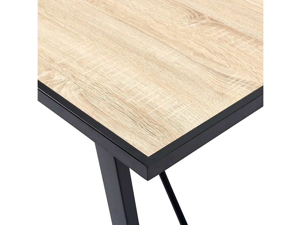 Table de salle à manger Chêne 120x60x75 cm MDF