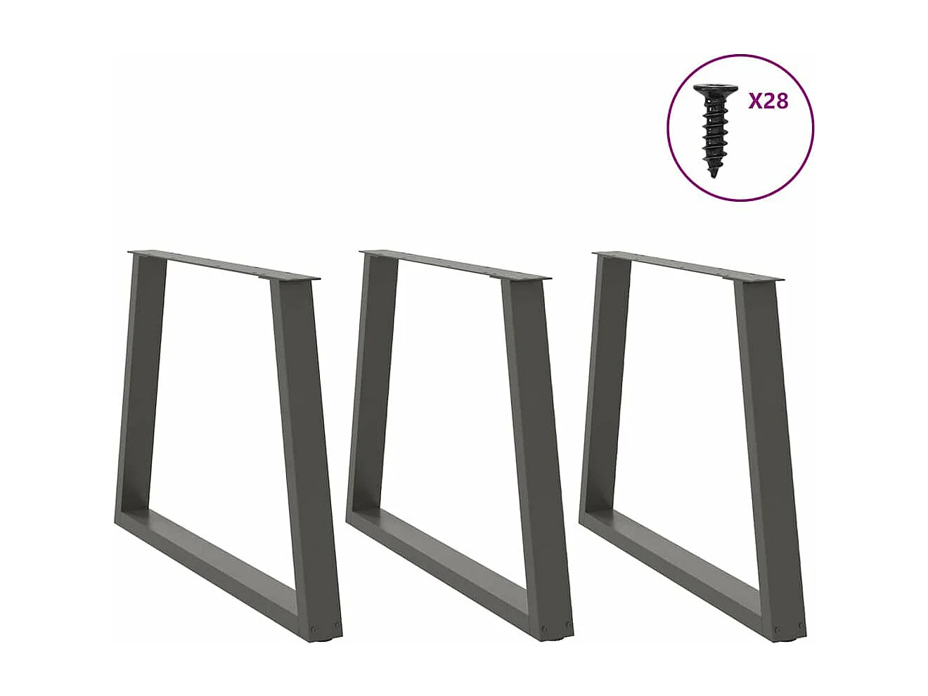 Table à manger marron clair bois de chêne massif rectangulaire