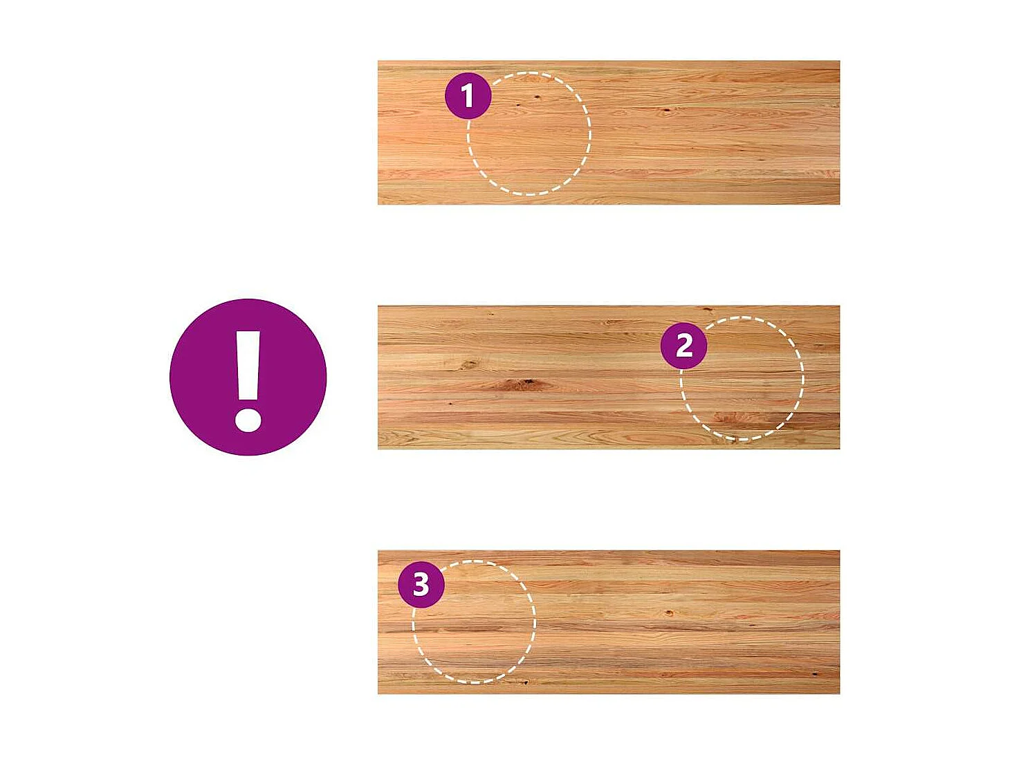 Table à manger marron clair bois de chêne massif rectangulaire