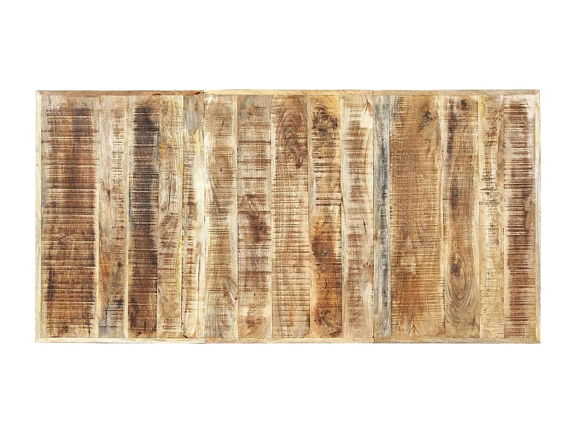 Mesa de jantar madeira de mangueira maciça 180x90x76 cm