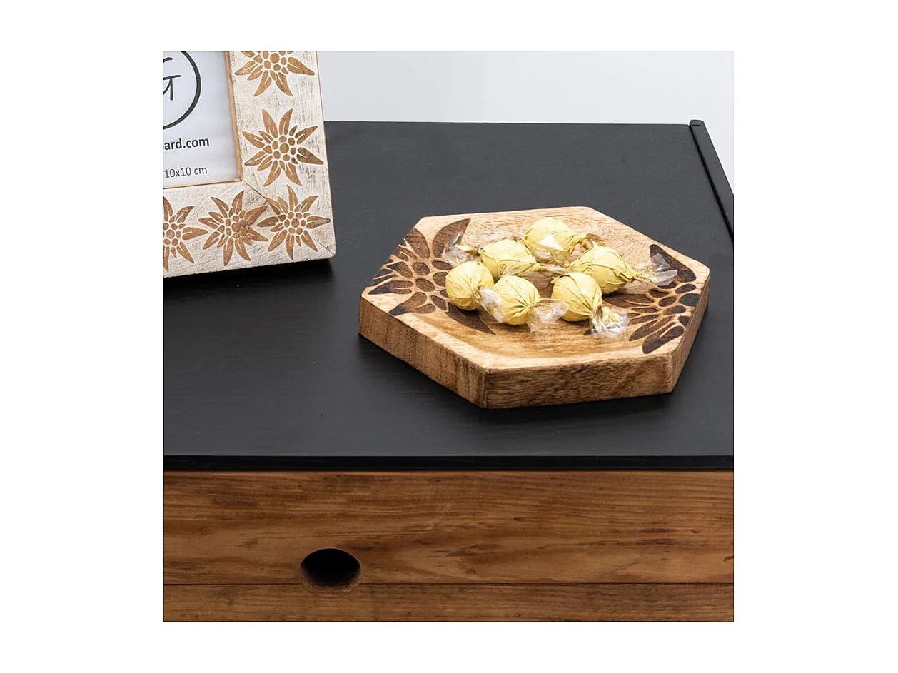 Corbeille en manguier Edelweiss Lot de 2