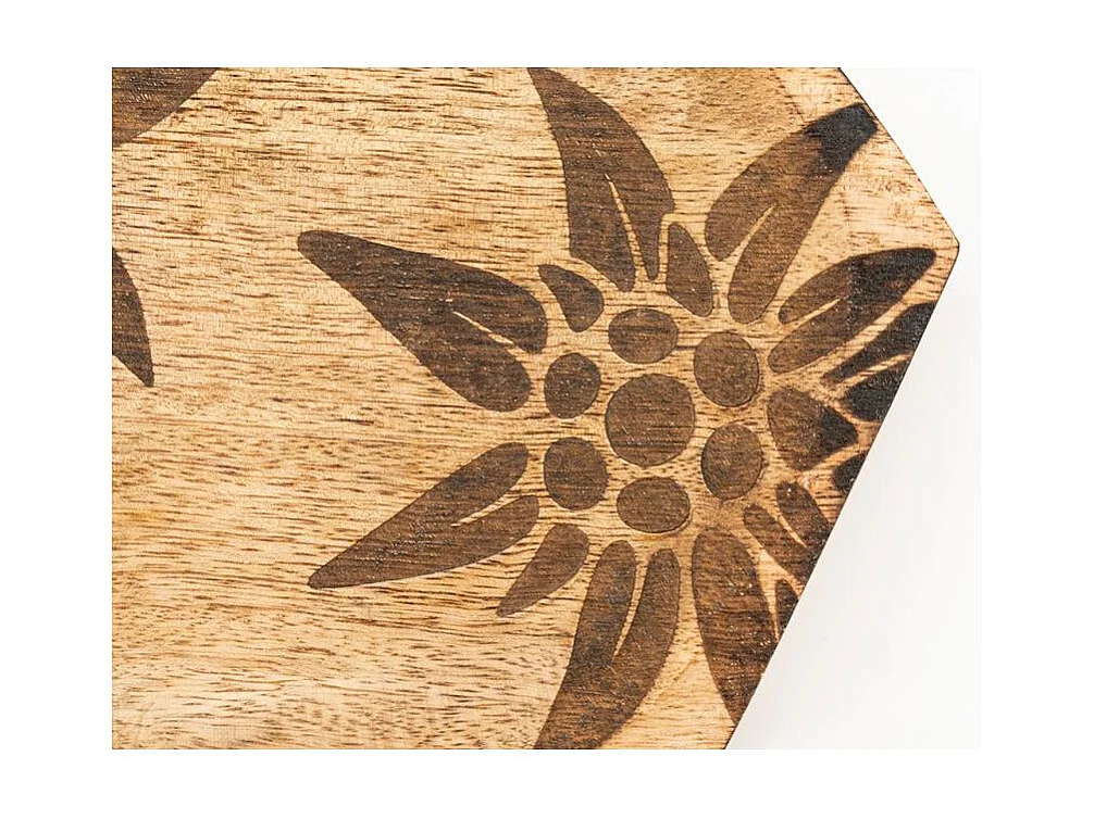 Corbeille en manguier Edelweiss Lot de 2