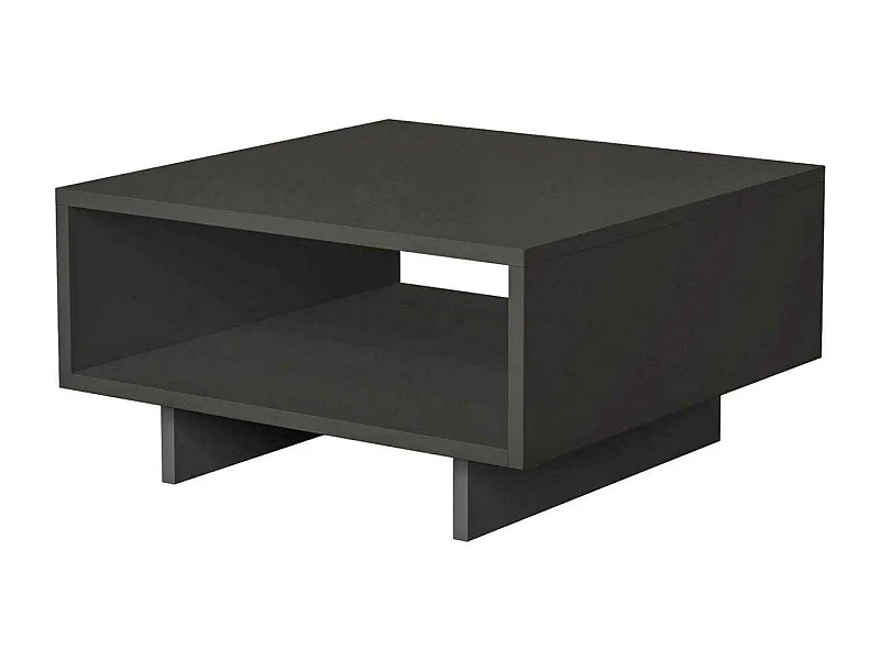 Table basse en aggloméré anthracite Hola