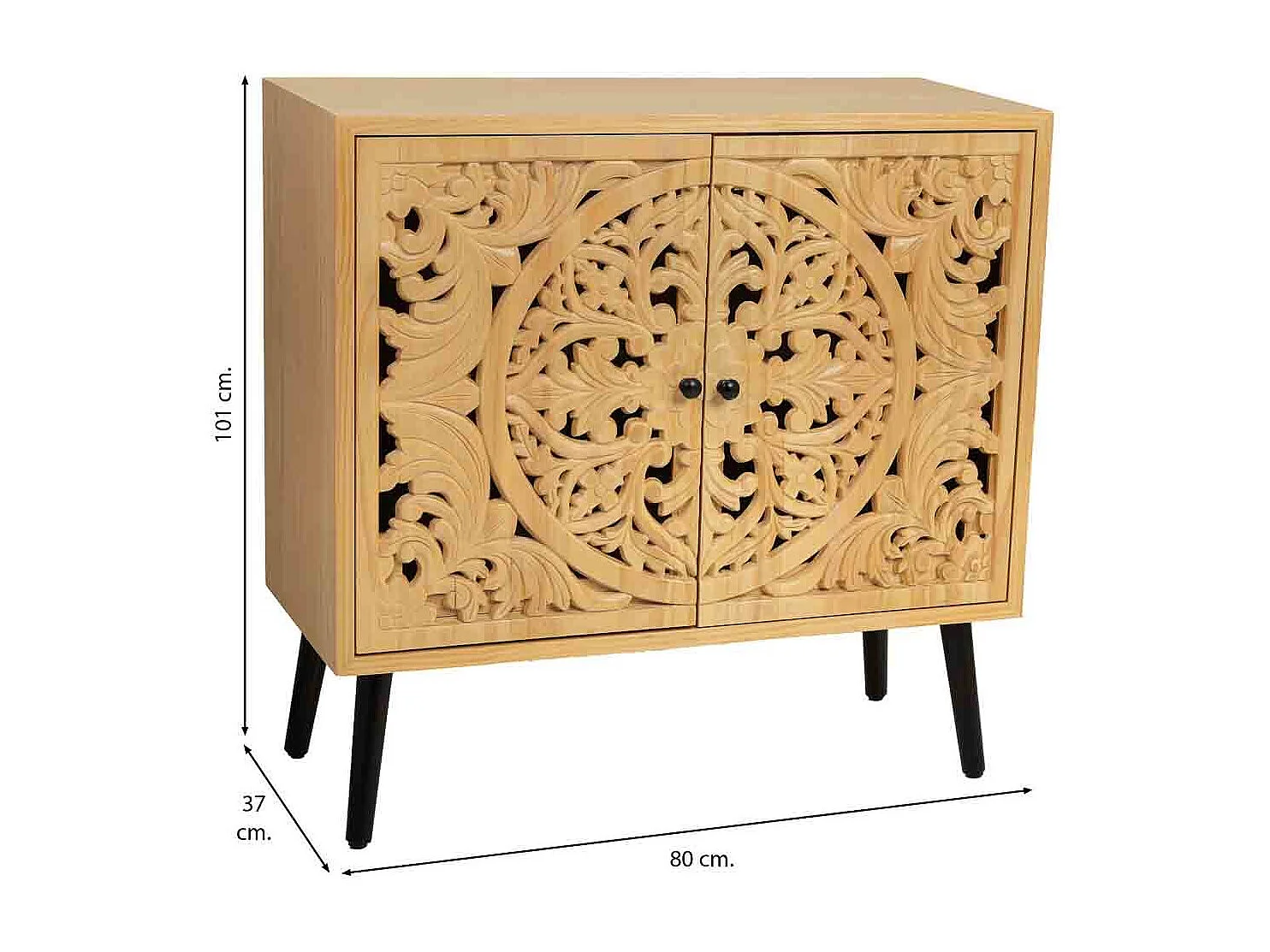 Armario de madera 80x37x101h cm