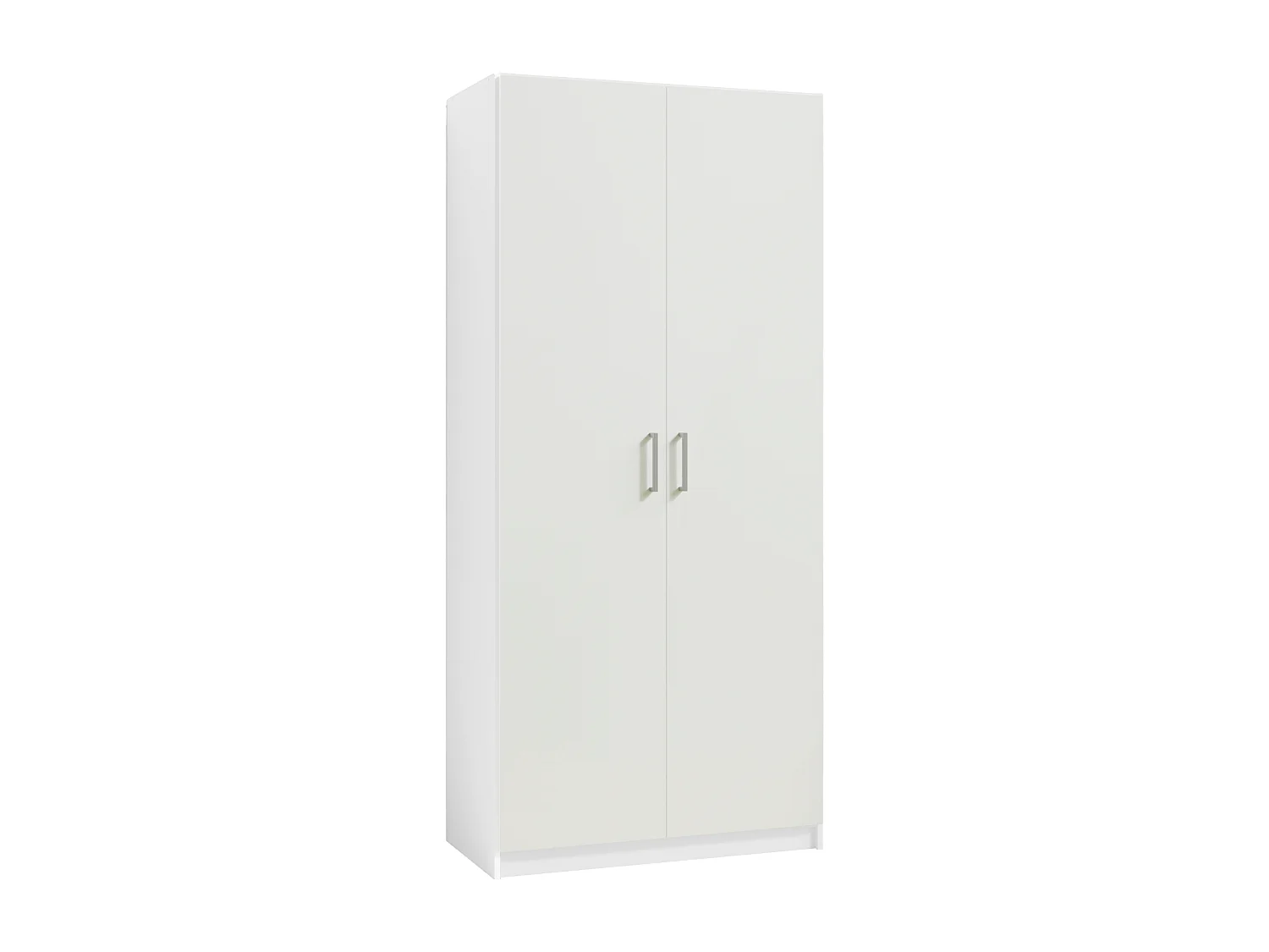 Armario 2 puertas - L92 cm - Blanco - BELOMY