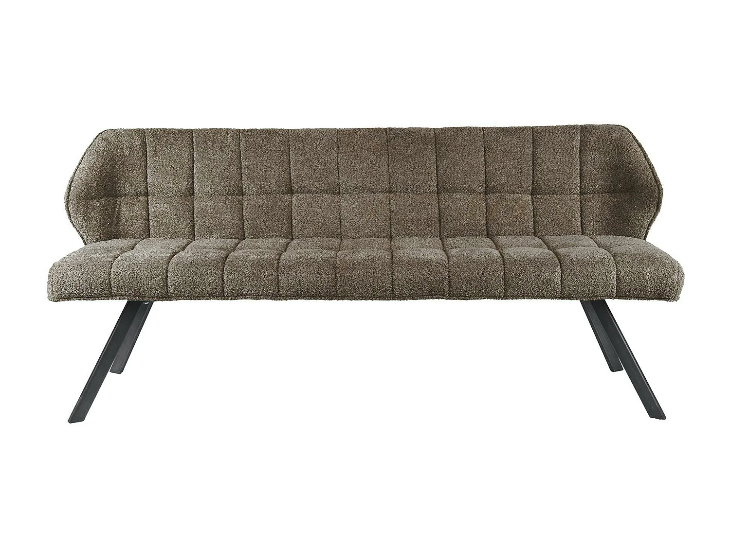 Banc en bouclette taupe 180 cm MELBOURNE