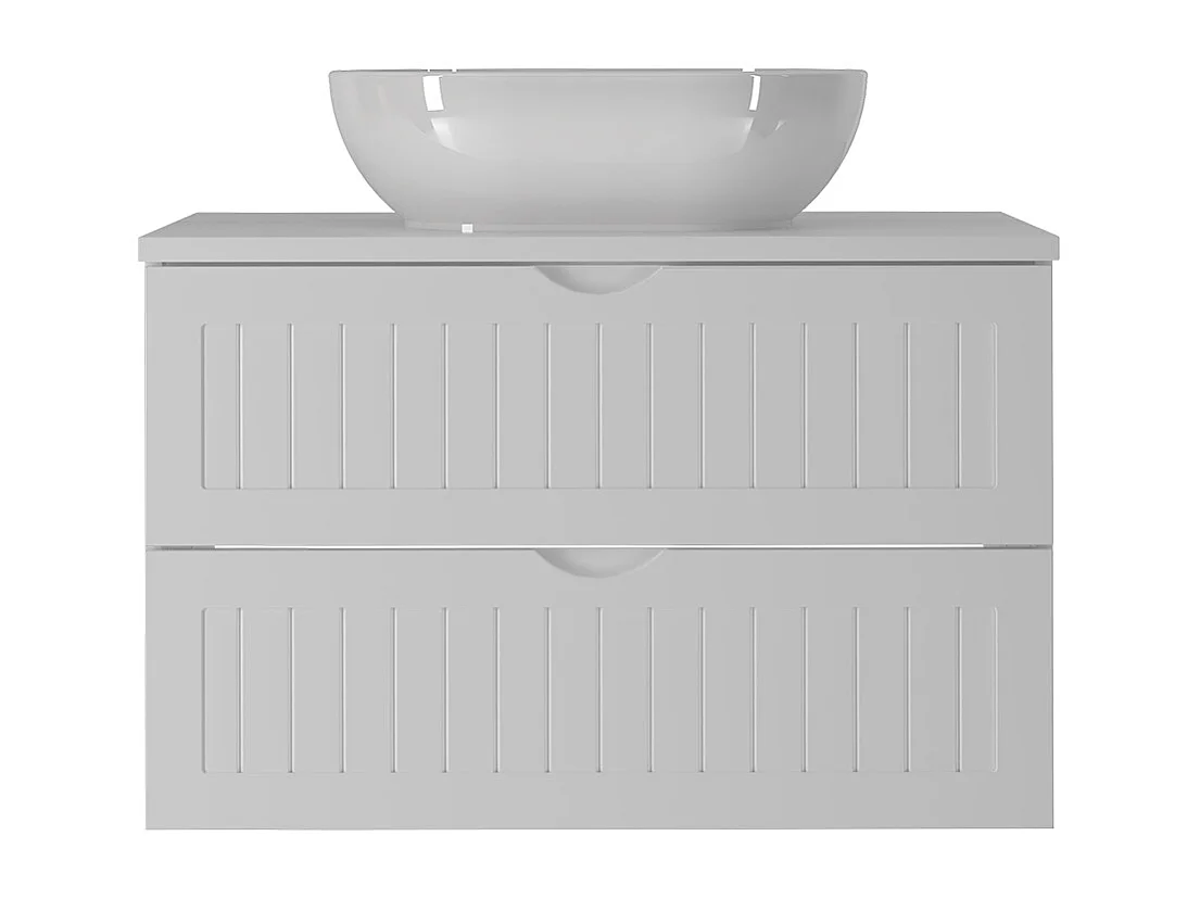 Mobile bagno con lavabo Soline bianco 80cm