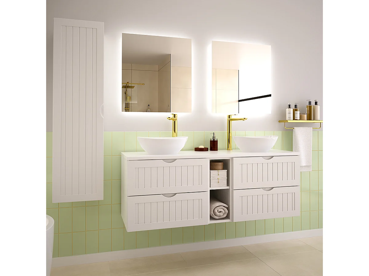 Coluna casa de banho Soline branco