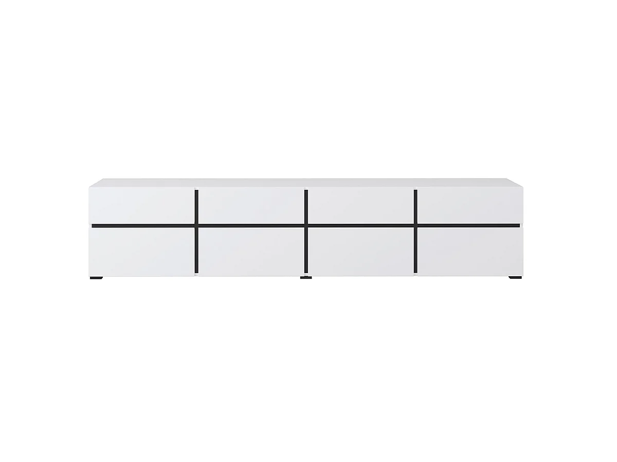 Mobile TV 4 ante Lilia bianco 225cm