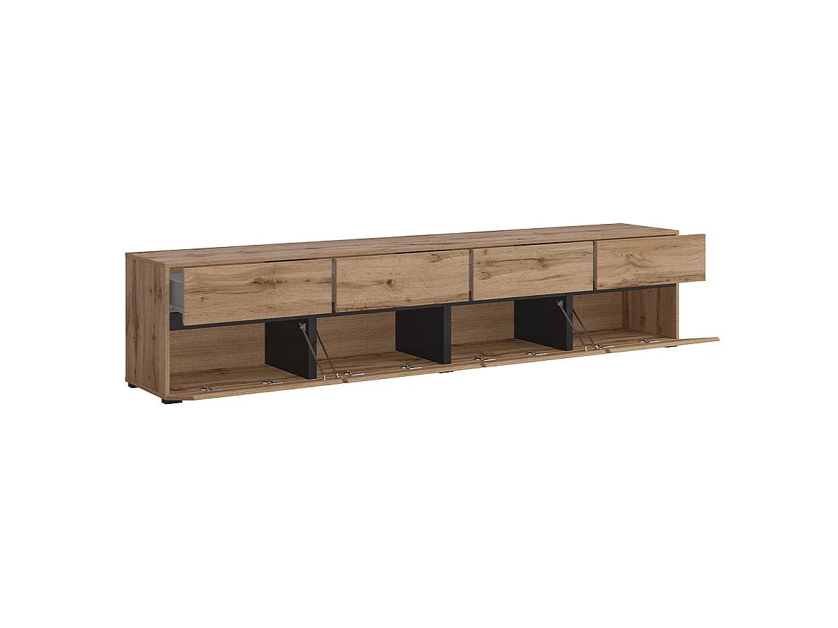 Mobile TV 4 ante Lilia marrone 225cm