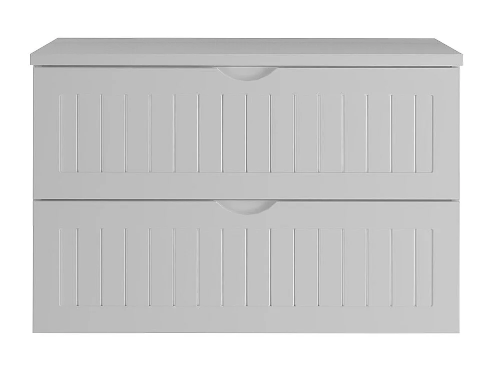 Meuble sous-vasque 80cm plan de toilette Soline Blanc