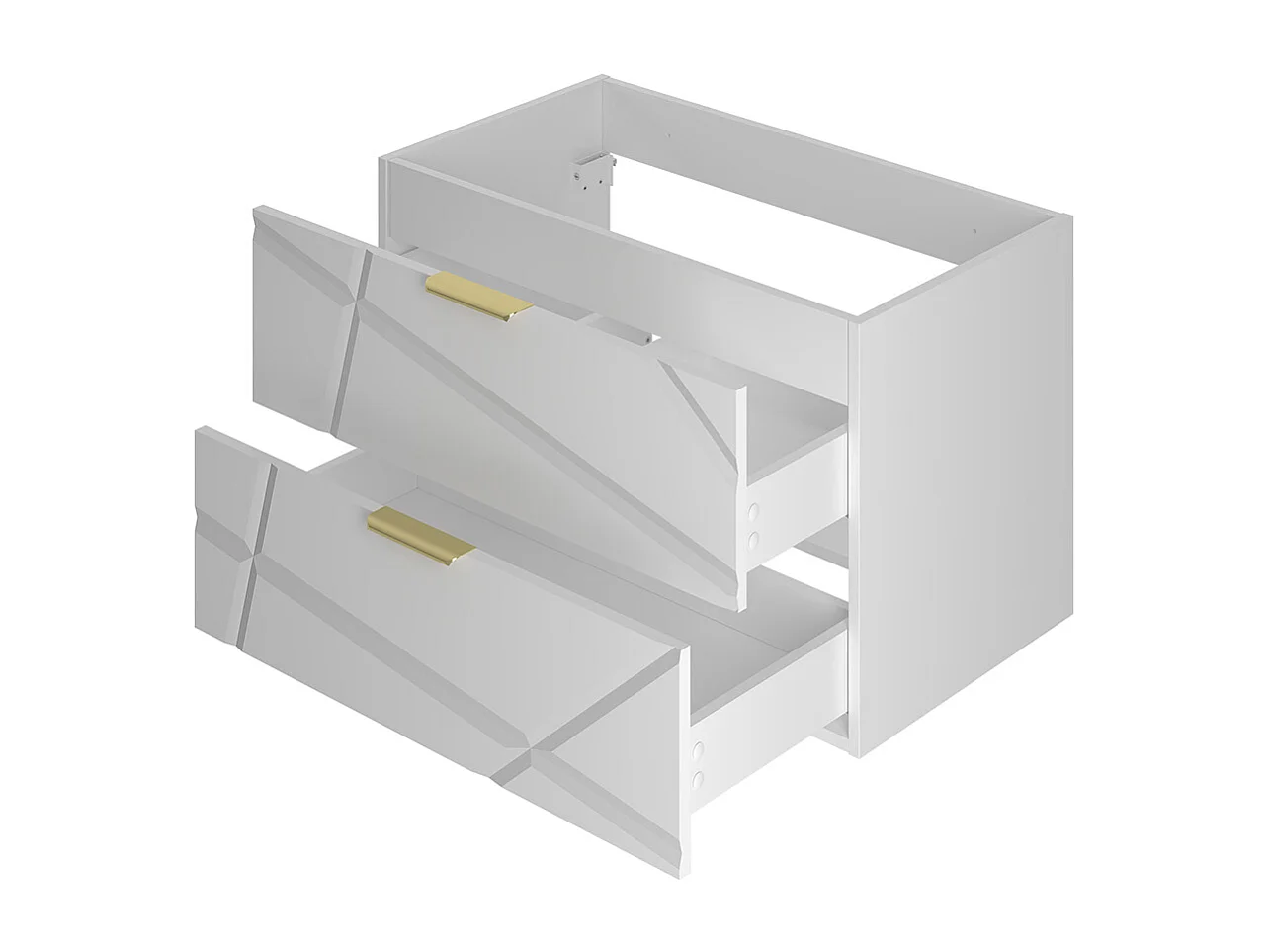 Meuble sous-vasque 80cm Aurora Blanc