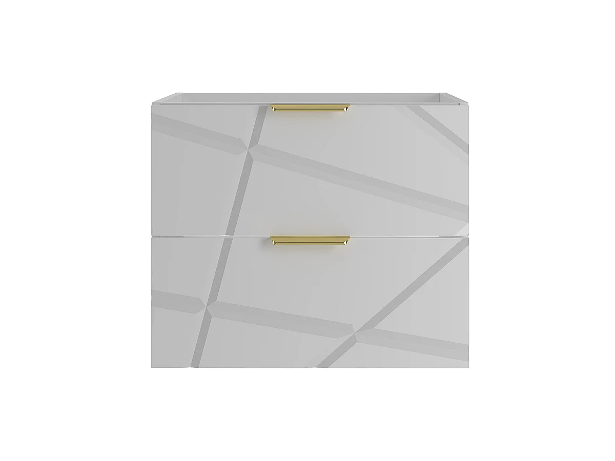Meuble sous-vasque 60cm Aurora Blanc