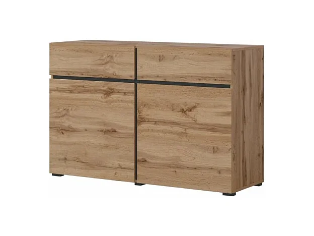 Buffet 2 portes 2 tiroirs Lilia Bois