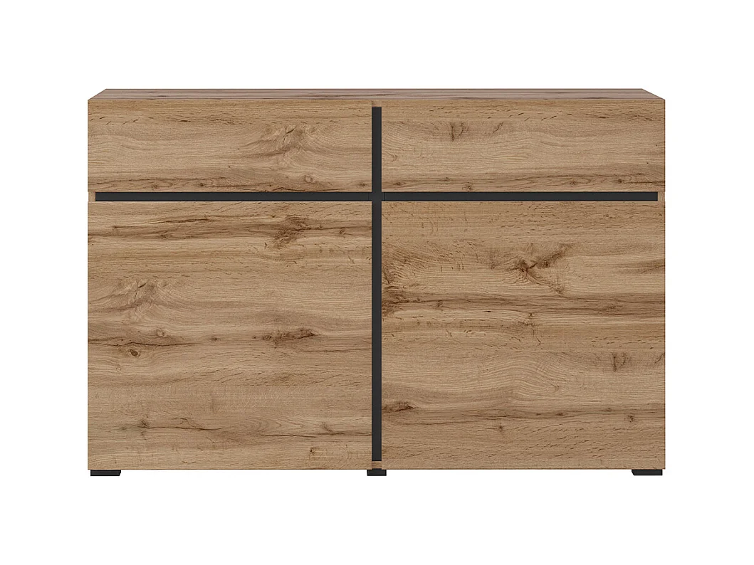 Lilia Houten 2-deurs dressoir met 2 laden