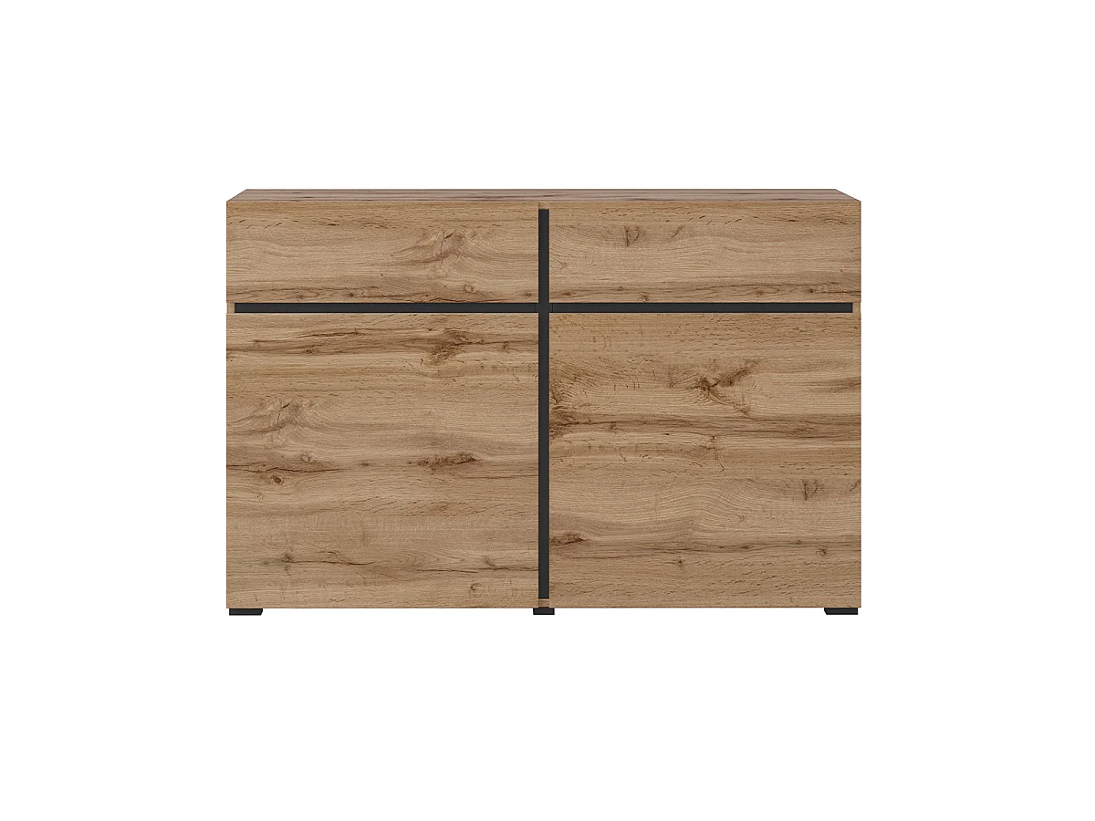 Buffet 2 ante 2 cassetti Lilia marrone 78cm