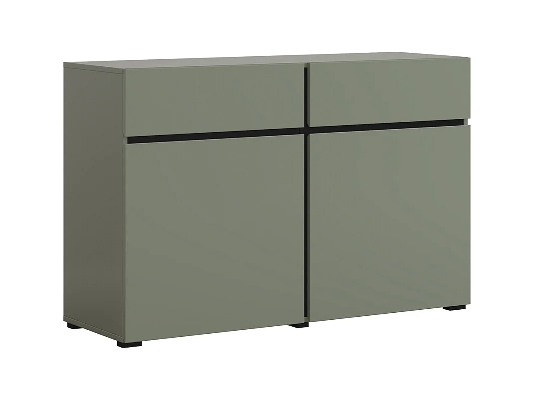 Buffet 2 portes 2 tiroirs Lilia Vert